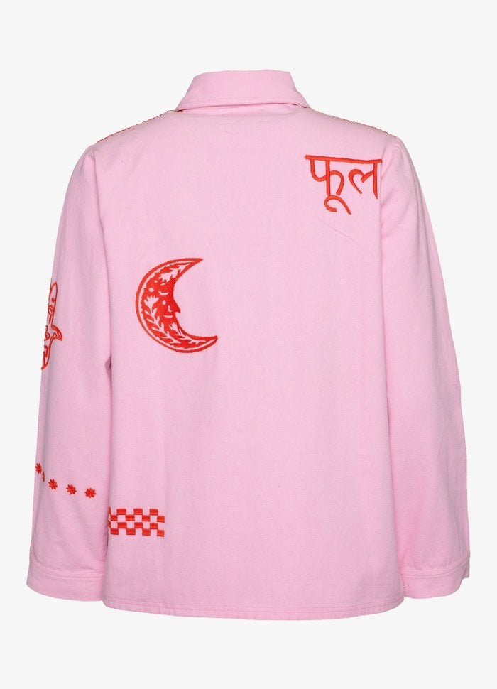 Organic cotton jacket rose - Charly's