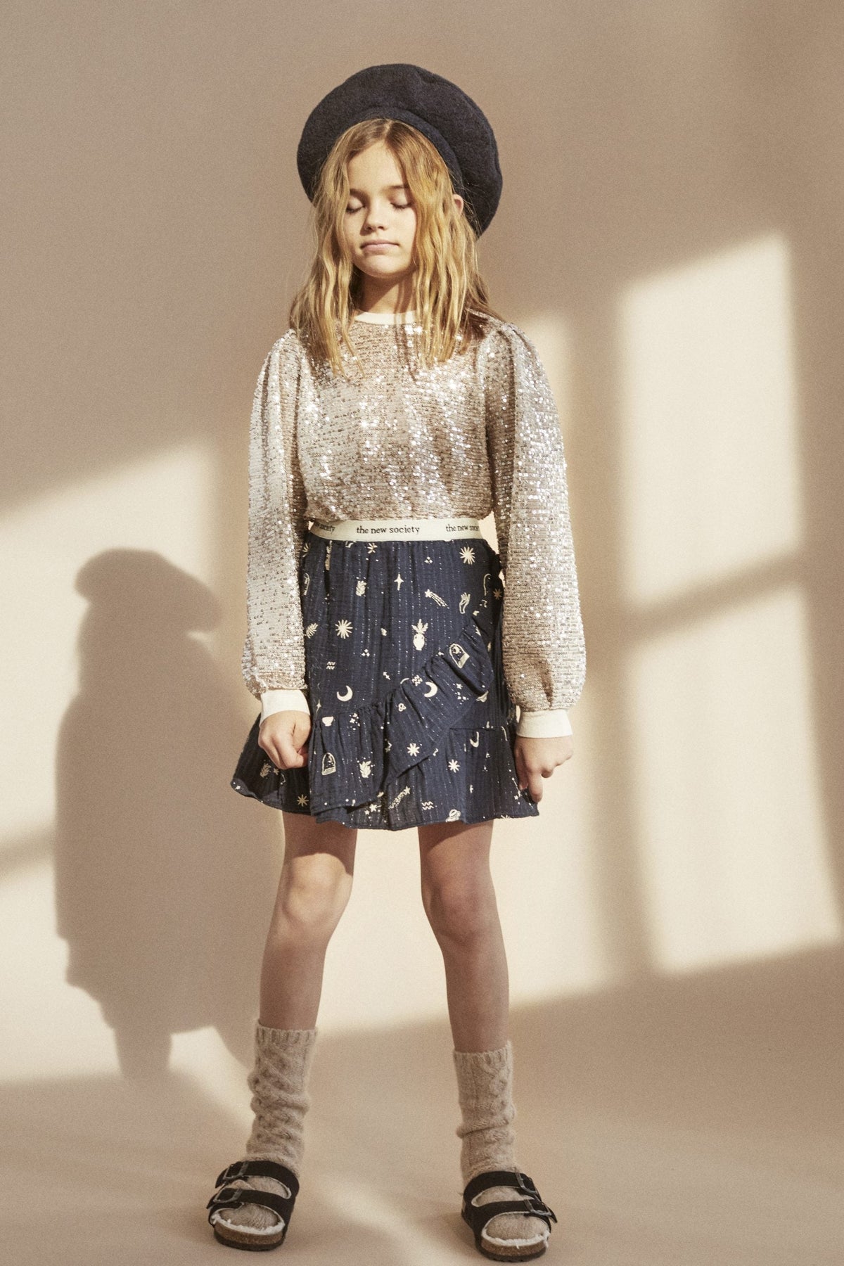 PAOLA SKIRT - COSMOS PRINT - Charly's