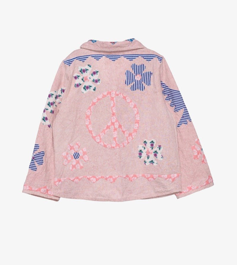 Peace mini jacket patchwork - Charly's