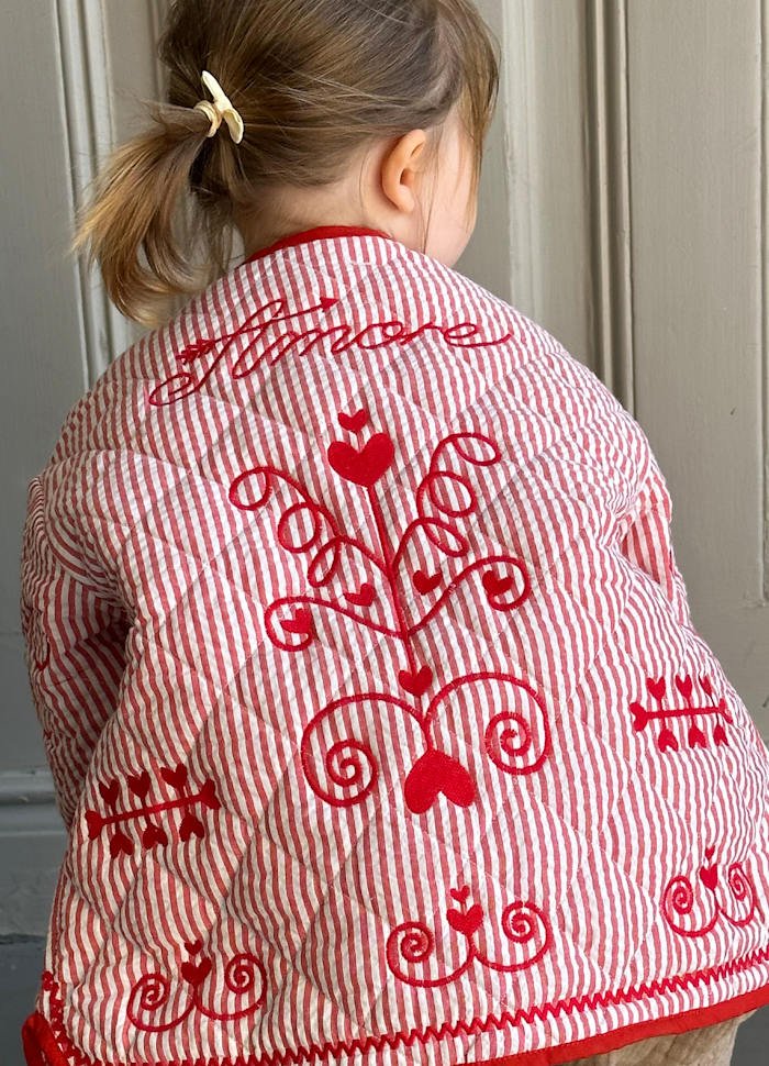 Penny MINI Jacket Red Stripes - Charly's