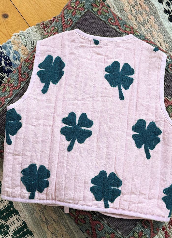 Gilet Honey MINI vert trèfle