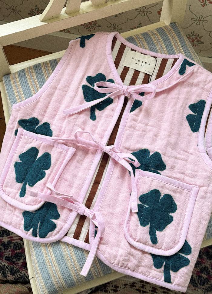 Gilet Honey MINI vert trèfle