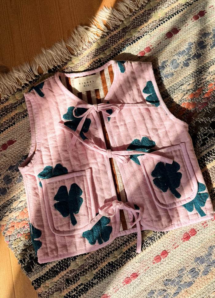 Gilet Honey MINI vert trèfle