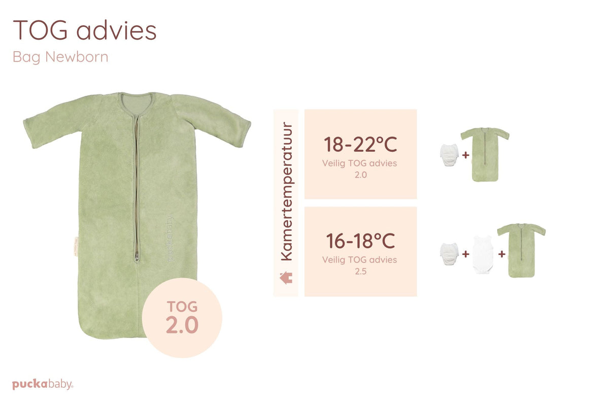 Slaapzak Winter 0 - 6M Teddy Olive - Charly's