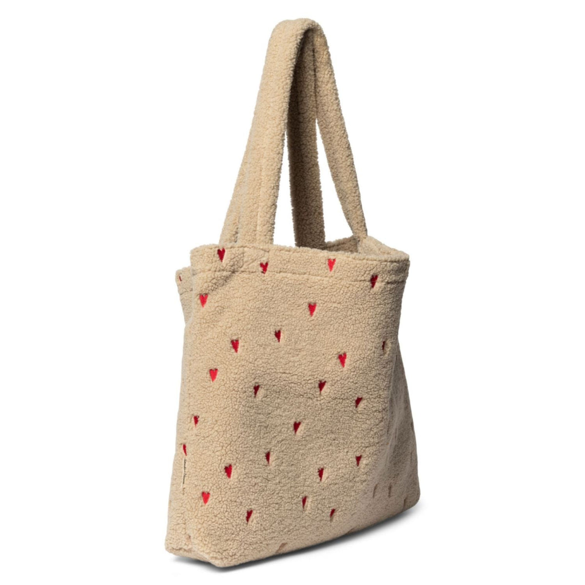 Studio Noos Mom Bag Hearts Teddy Ecru - Charly's