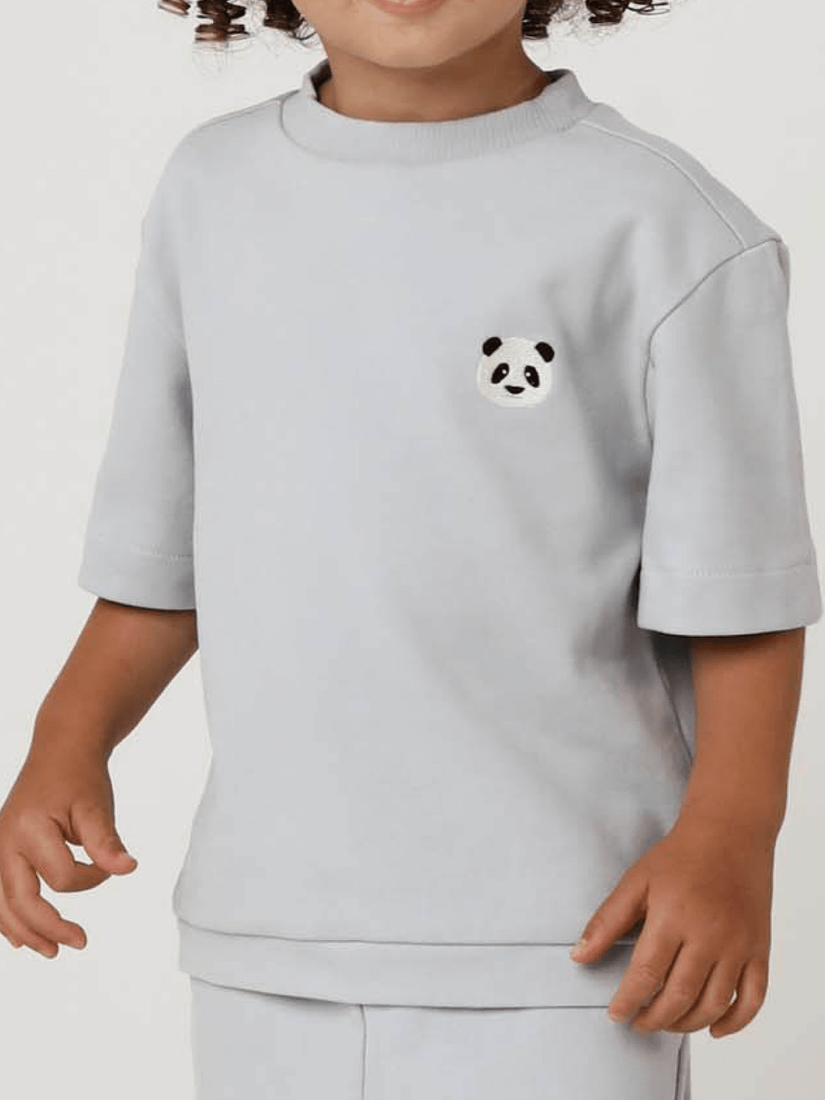 T-Shirt jarne panda - Charly's