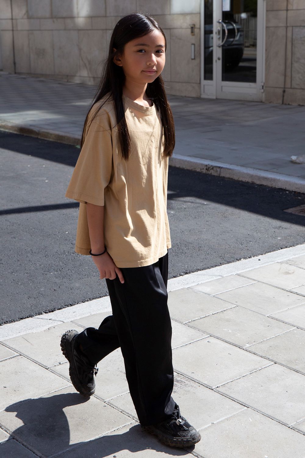 Vanadis wide tee caramel - Charly's
