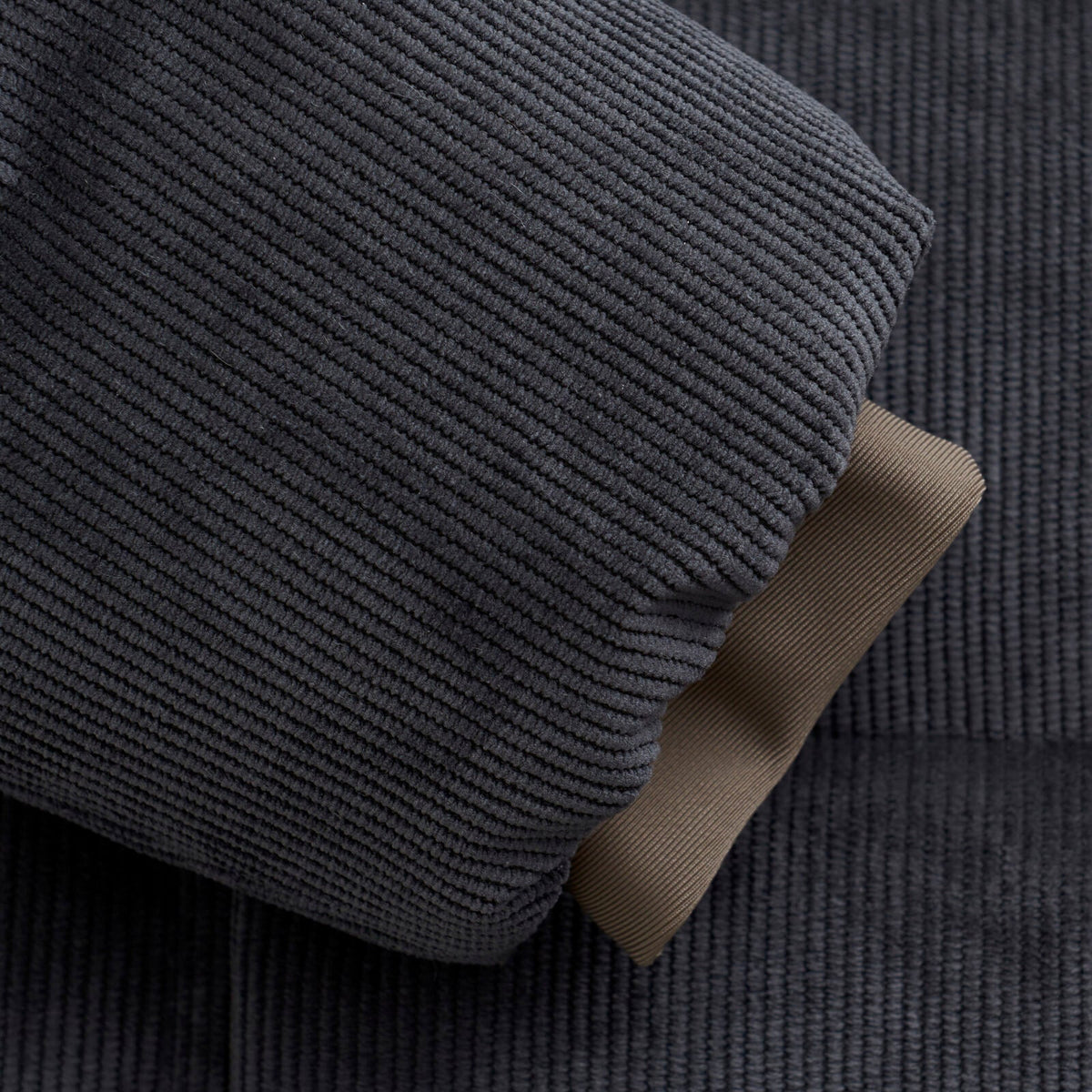 Winterjas ebony grijs corduroy enfant - Charly's