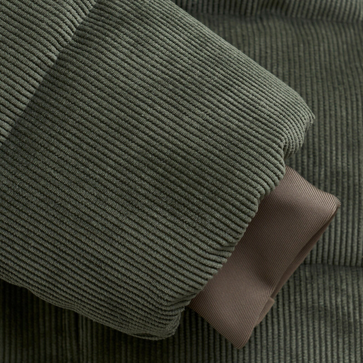 Winterjas kambaba groen corduroy enfant - Charly's