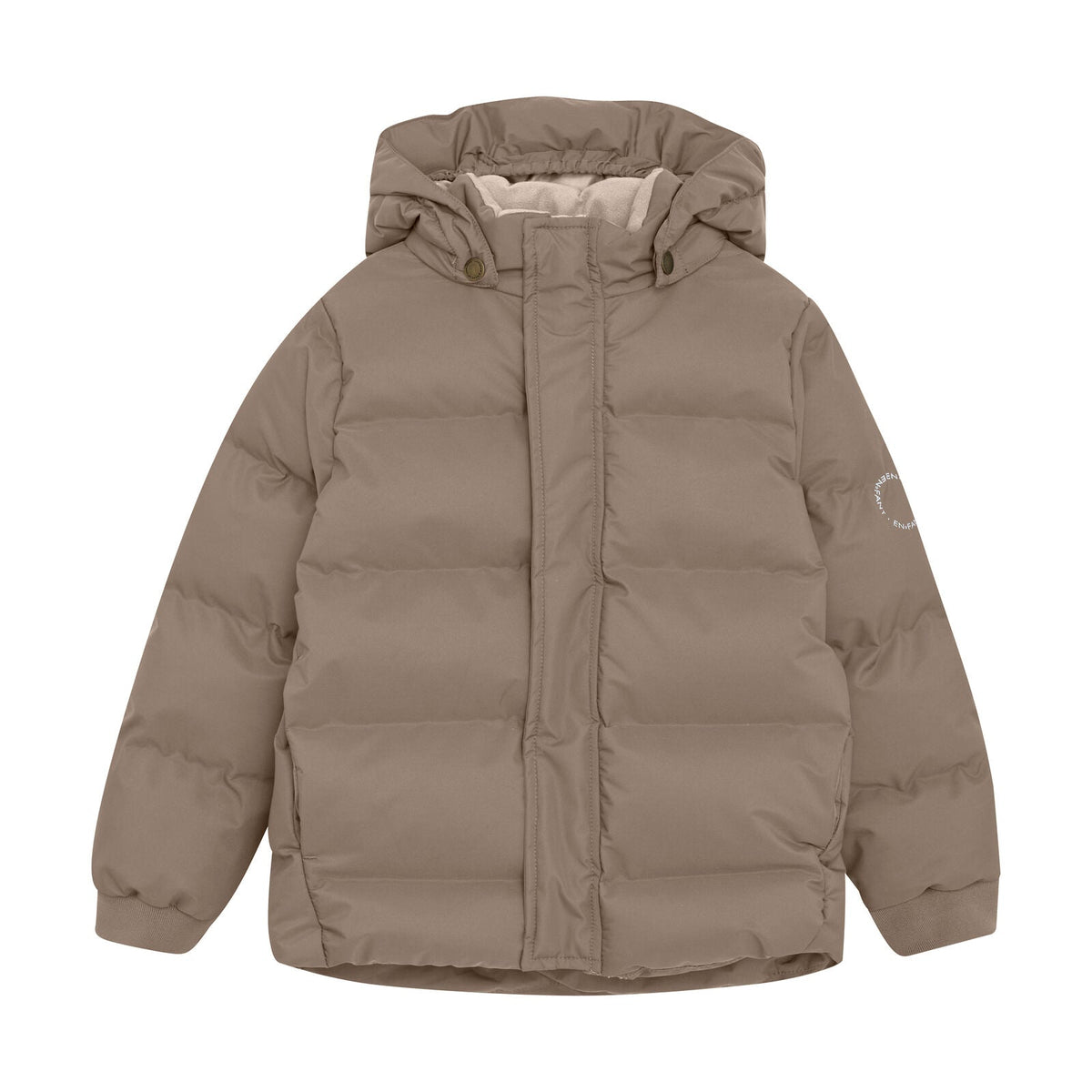Winterjas unisex beige fungi enfant - Charly's