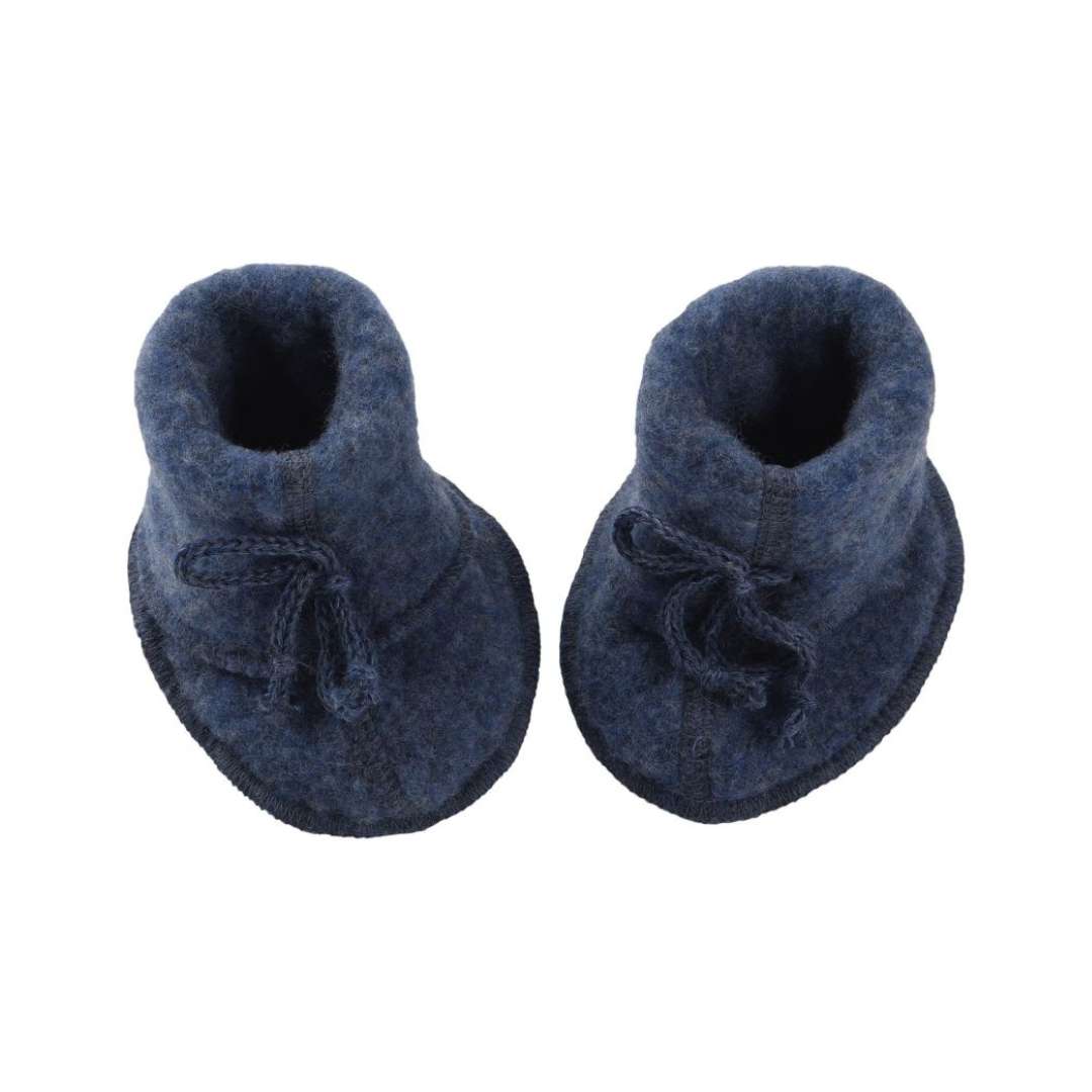 Wolfleece slofjes blauw - Charly's