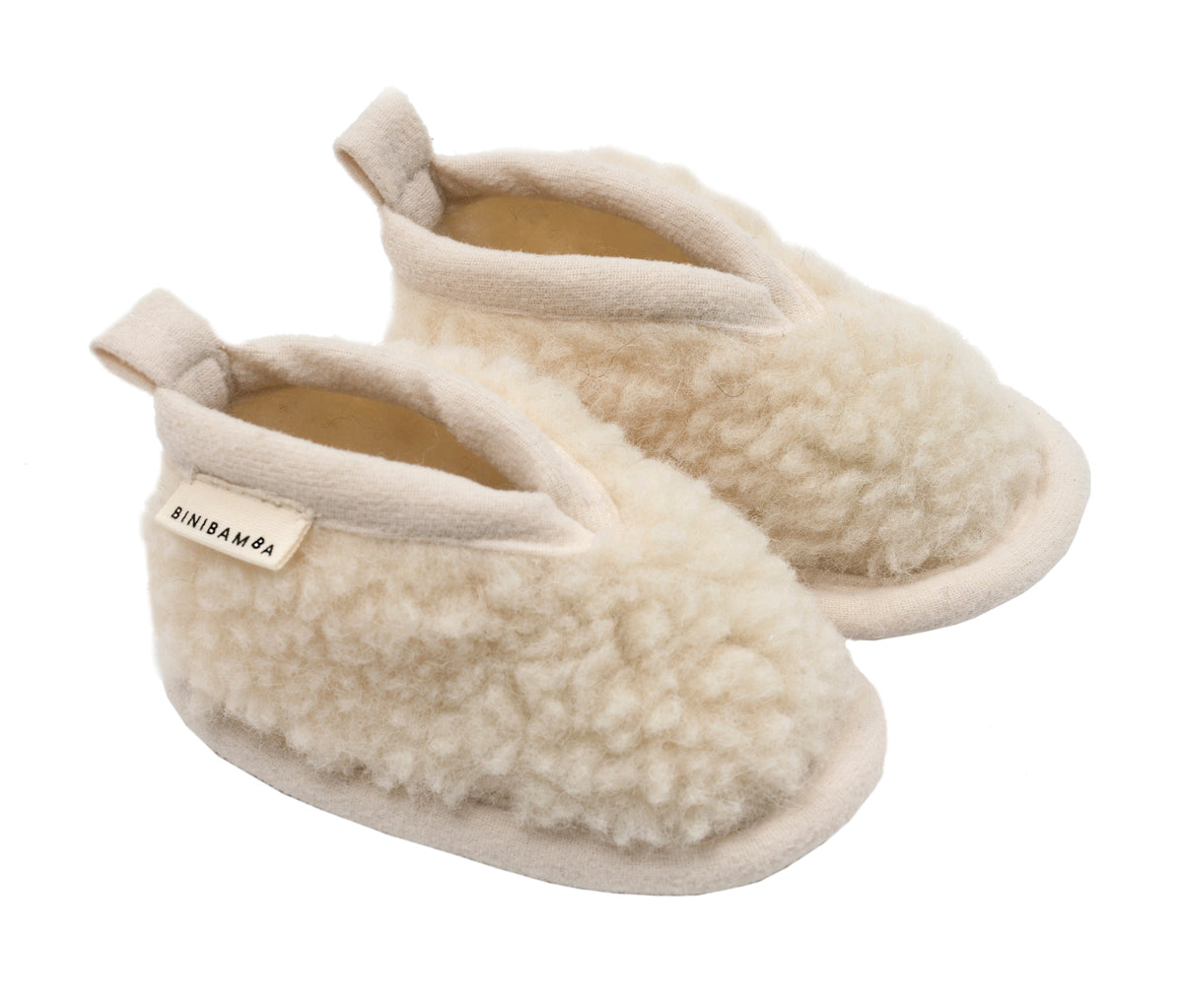 Merino booties milk - Charly's